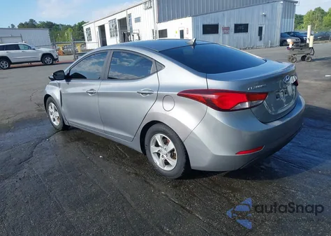 2014 Hyundai Elantra Se из США, поврежденный, VIN KMHDH4AE9EU198780
